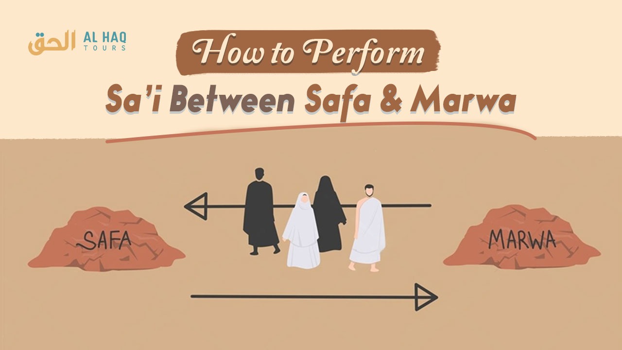 Sa’i Between Safa and Marwa: Step-by-Step with Duas